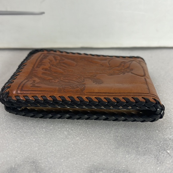 Gene Autry Men’s Cowboy hunting Cow Leather Wallet - Picture 11 of 12